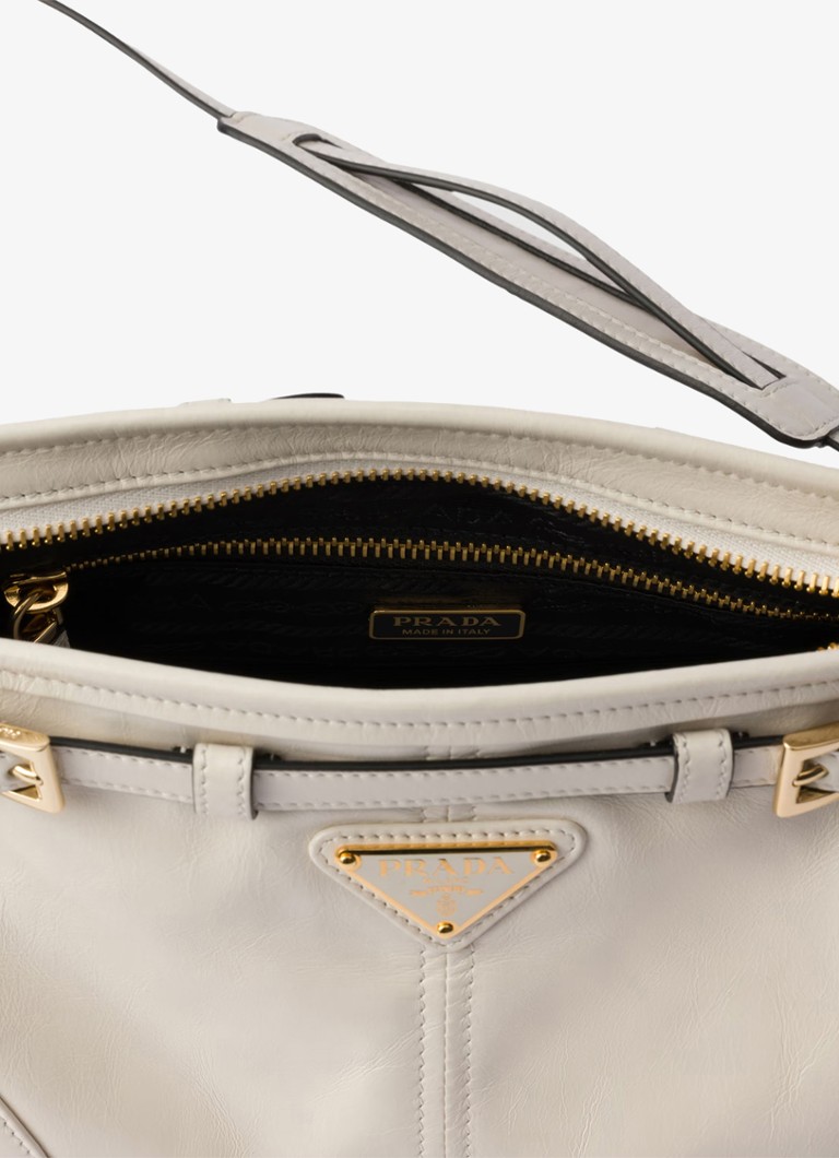 Prada Small leather shoulder bag with detachable shoulder strap
