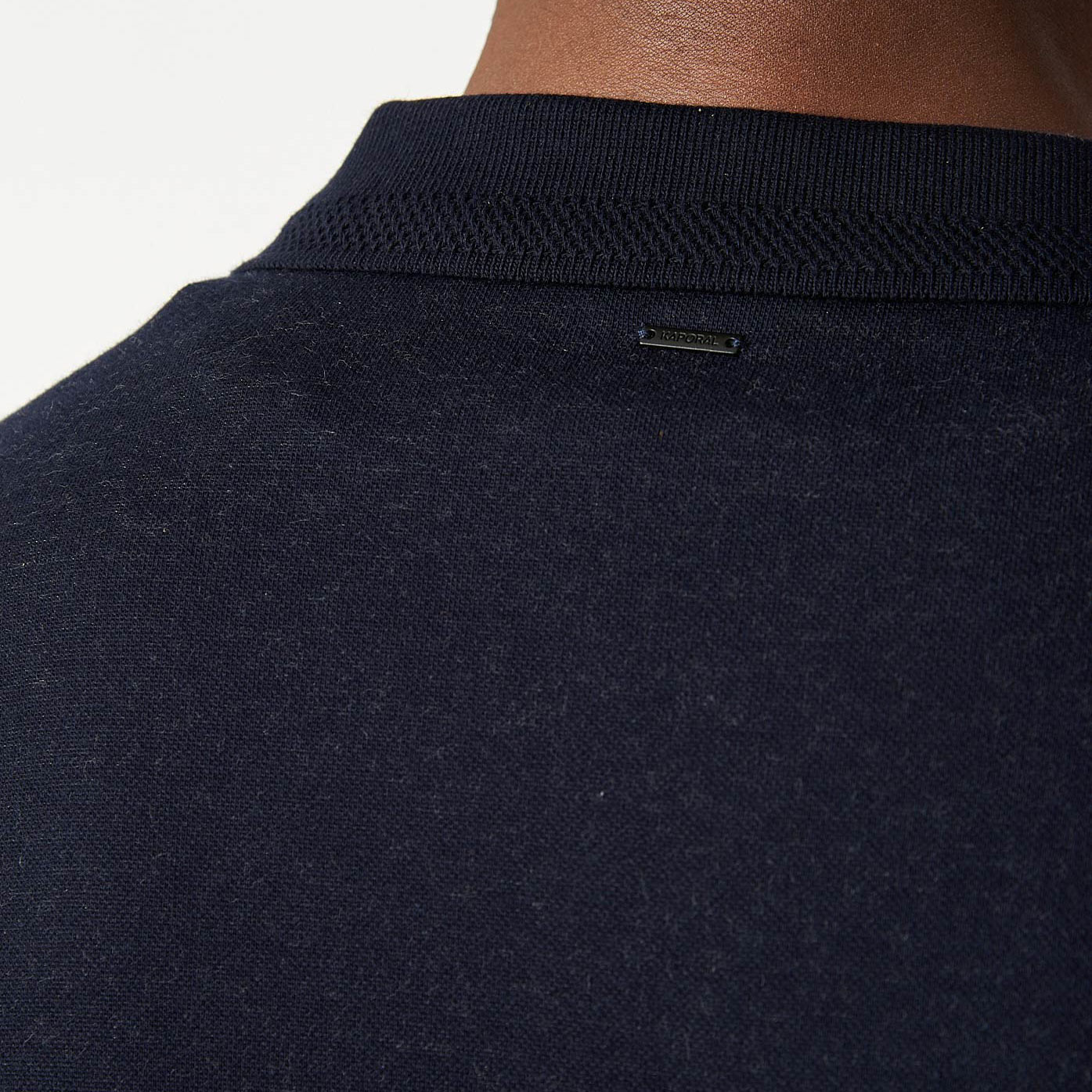 BAKAR  Polo bleu Homme