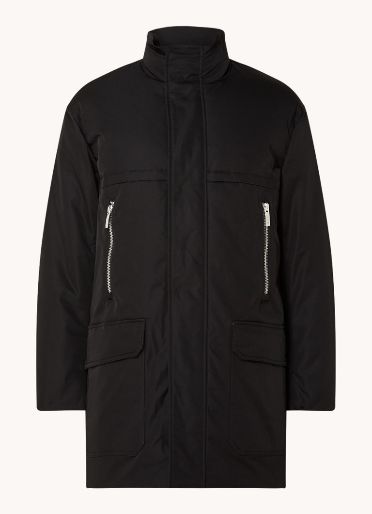 Parka trapuntato Armani Exchange con tasche con zip e patta