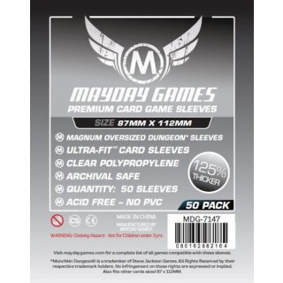 Premium Magnum Oversized Dungeon Sleeves (87x112mm) (50)