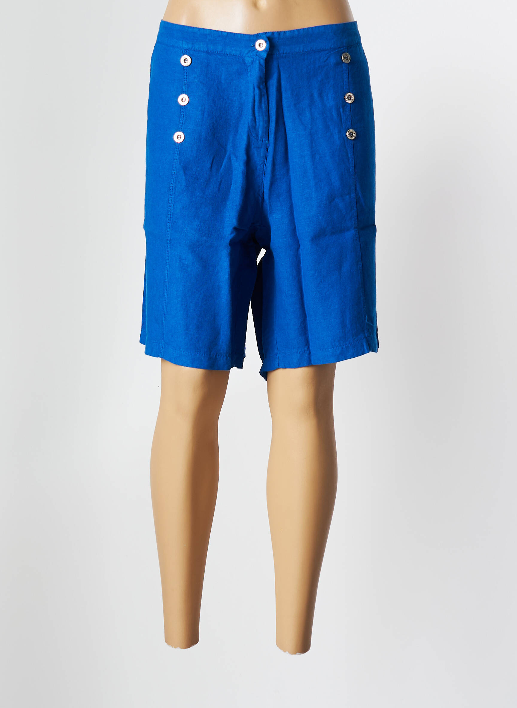 Maloka Bermudas Femme couleur bleu