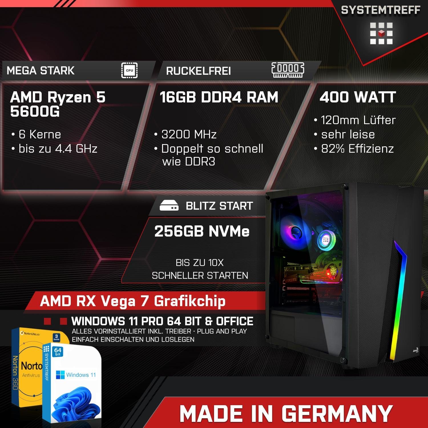 SYSTEMTREFF Gaming-PC-Komplettsystem (24