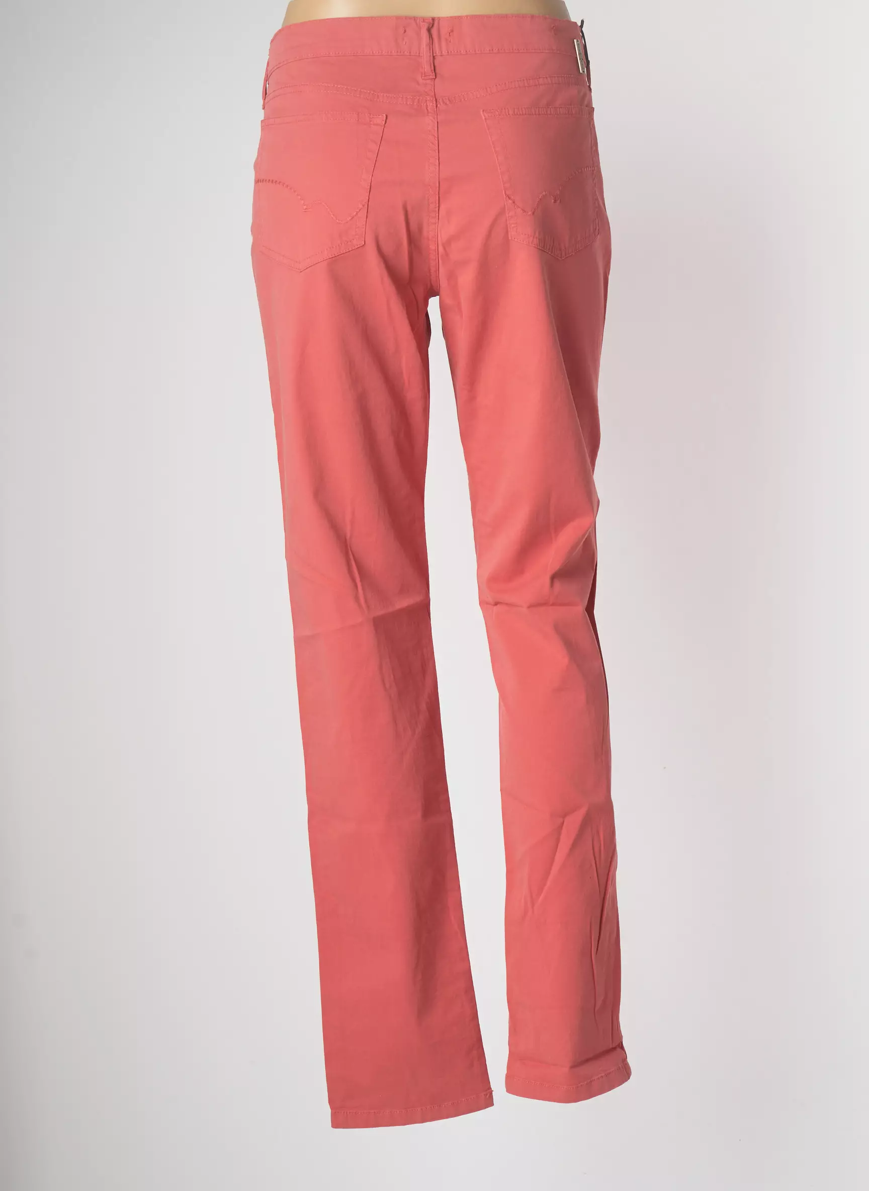 Desgaste Pantalons Slim Femme couleur rose