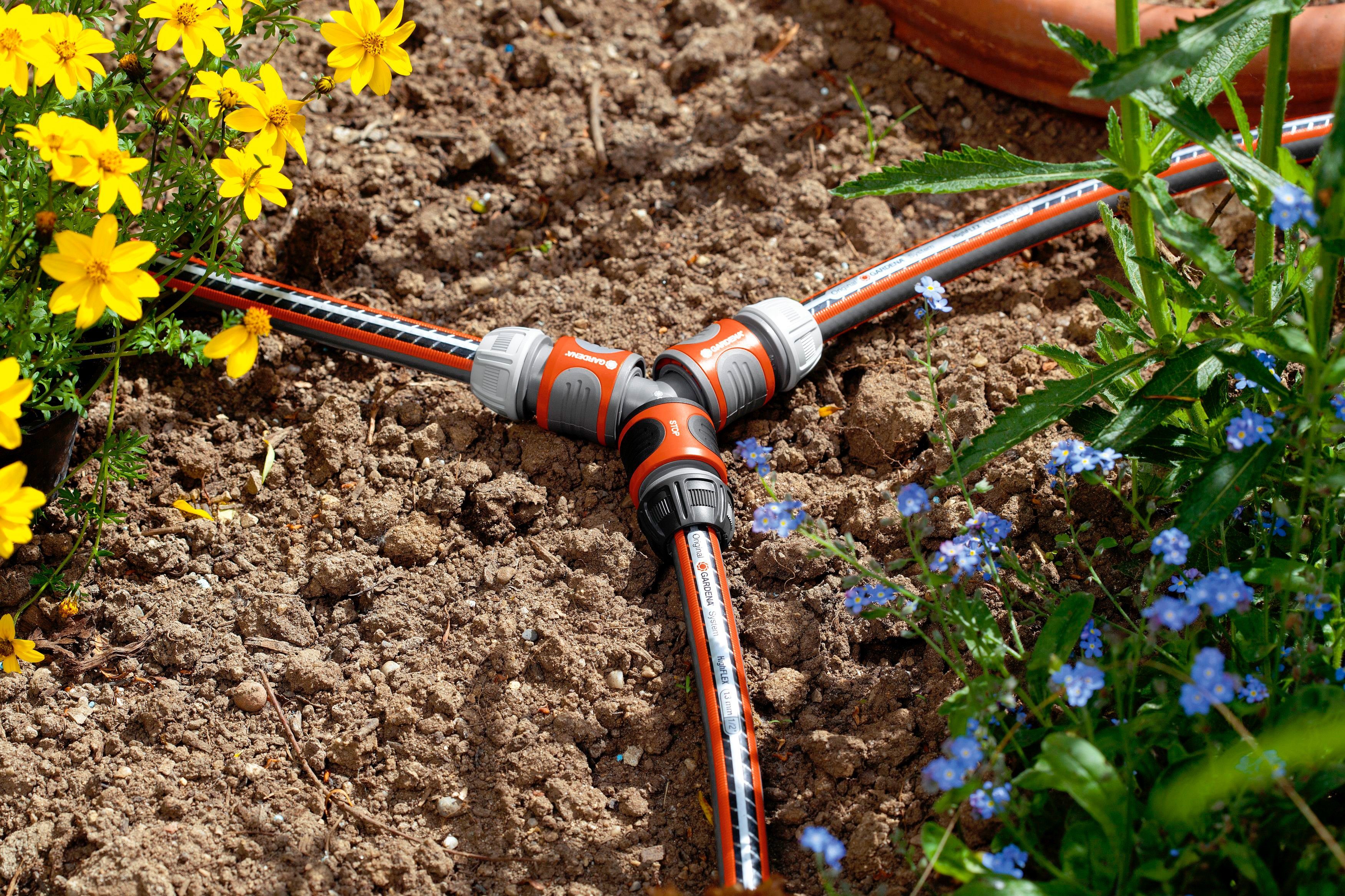 GARDENA Y-Stück 18287-20, (Set), für 13 mm (1/2)- und 15 mm (5/8)-Schläuche