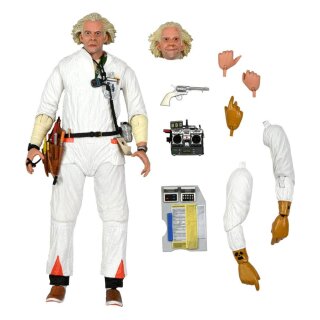 Zurück in die Zukunft Actionfigur Ultimate Doc Brown (1985) 18 cm