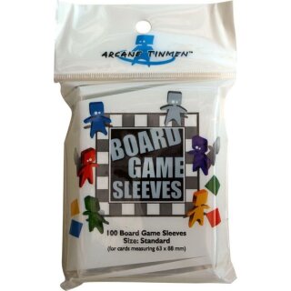 Board Game Sleeves Standard transpa. 63x88mm (100 Stk.)