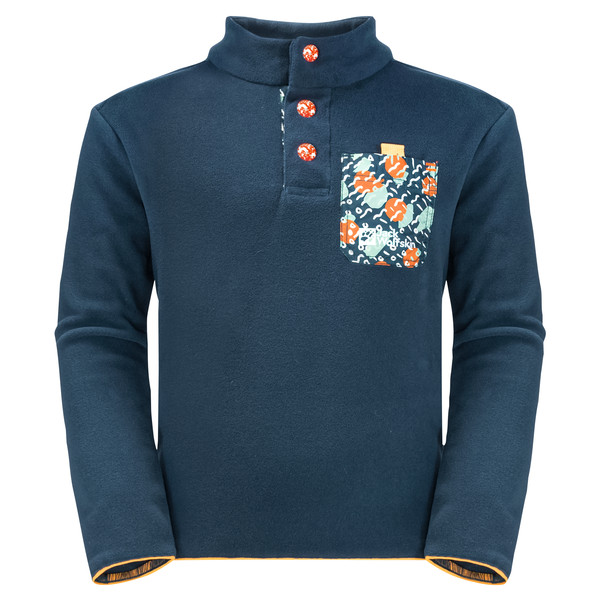 VILLI BUTTON FLEECE K Kinder - Fleecepullover