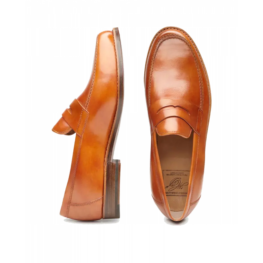 Heinrich Dinkelacker - Loafer WIN PLAIN TC Kalbsleder - beige