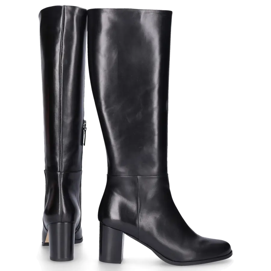 EN AVANT - Stiefel 301-05 Glattleder - schwarz