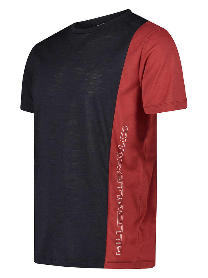 CMP Funktionsshirt in Schwarz/Rot günstig kaufen