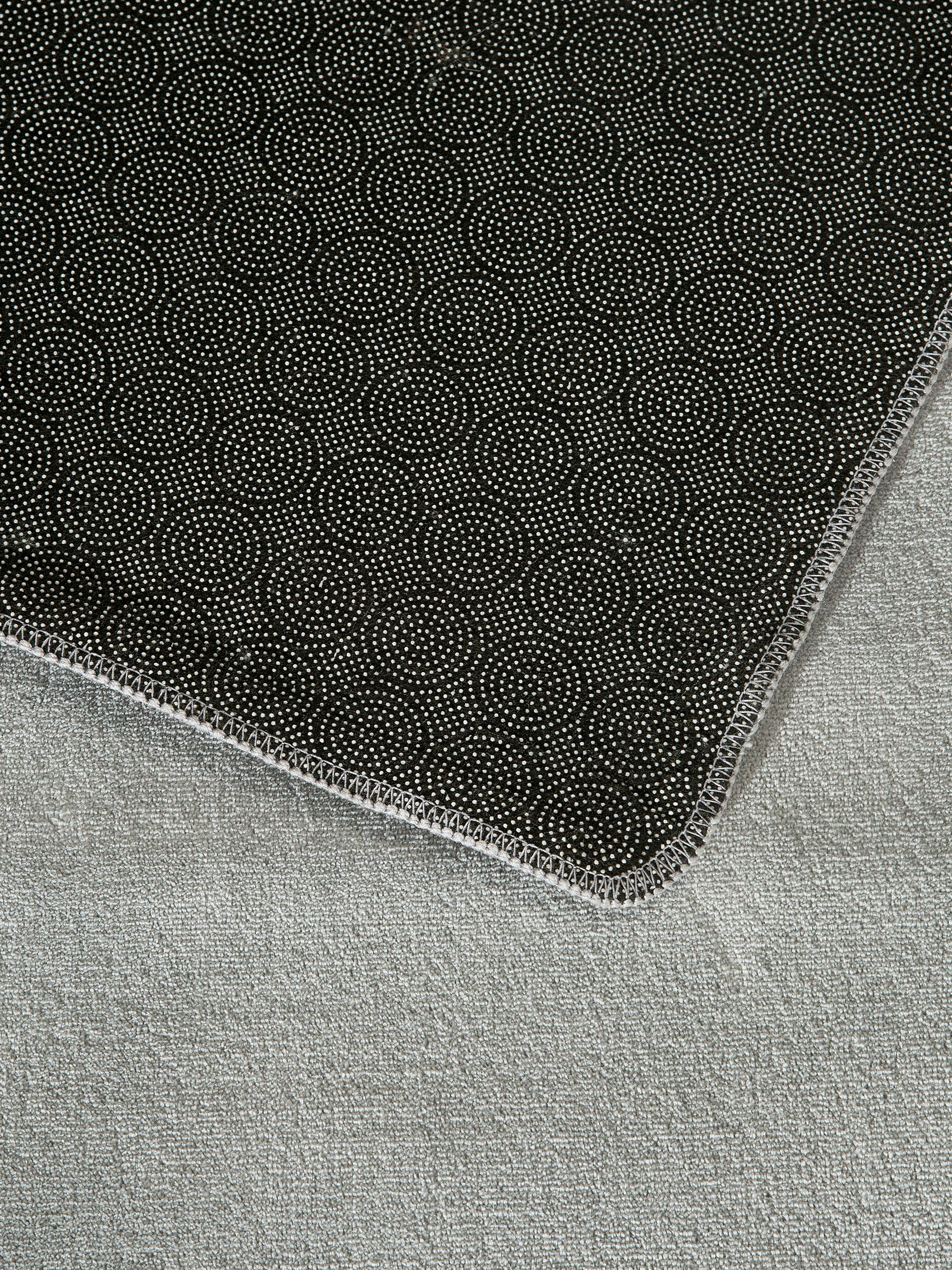 Fairbanks Hochflor-Teppich, Silber
