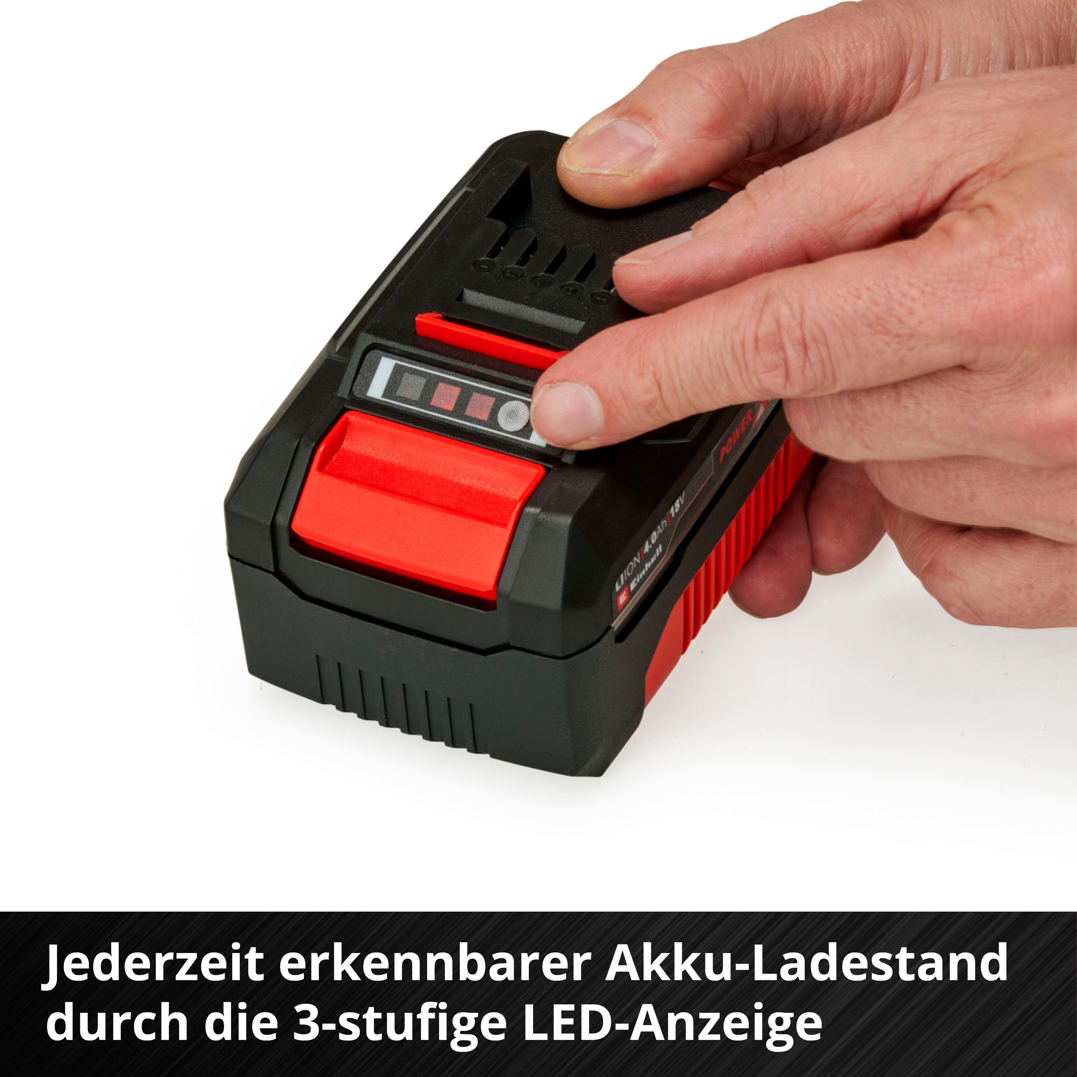 Einhell Starter-Kit Power X-Change Akku Starter-Set (18,0 V), 4,0 Ah, 18 V