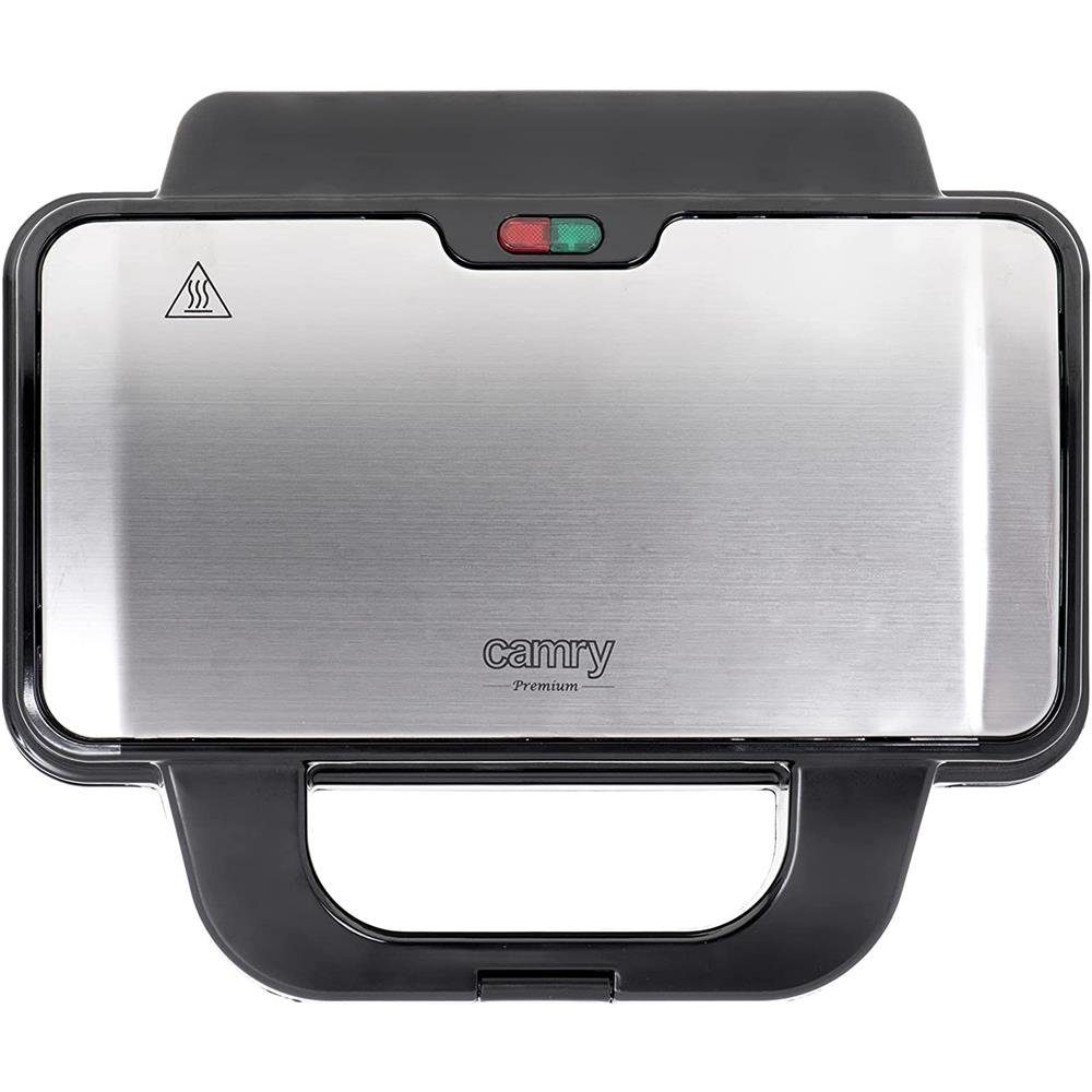 Camry Sandwichmaker CR 3054, XL, Kontaktgrill, Grillplatte, Toaster, für 2 große Sandwiches