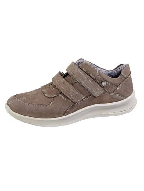 Klettslipper mit dezentem Markenlogo.