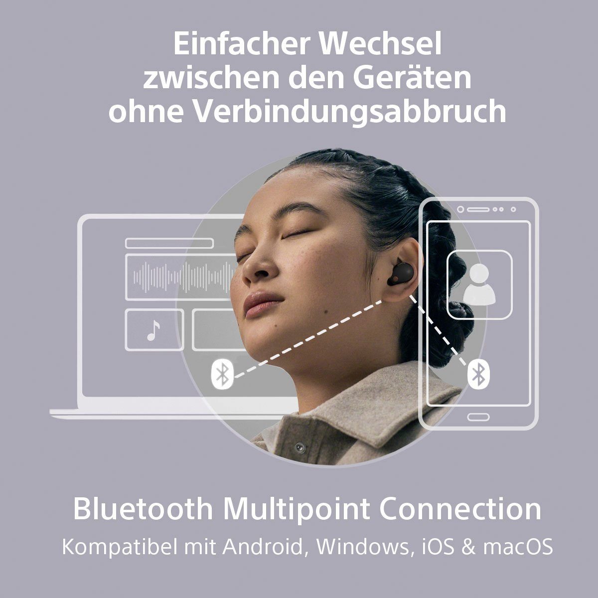 Sony WF-1000XM5 In-Ear-Kopfhörer (Noise-Cancelling, True Wireless, Alexa, Google Assistant, Bluetooth)