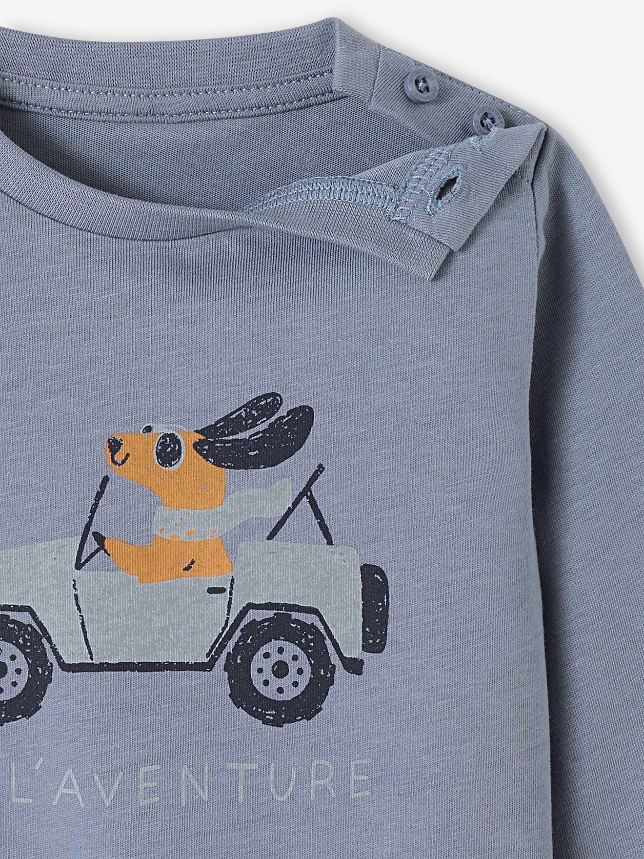 T-shirt fantaisie bébé garçon écru