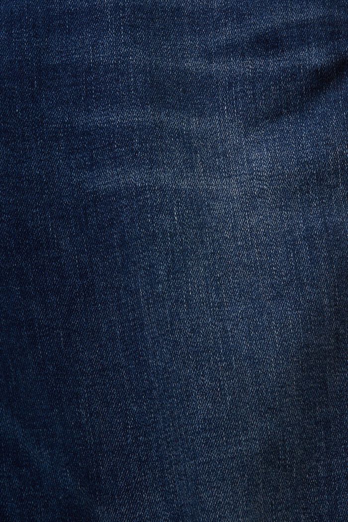 Recycelt: Skinny Stretchjeans mit hohem Bund
