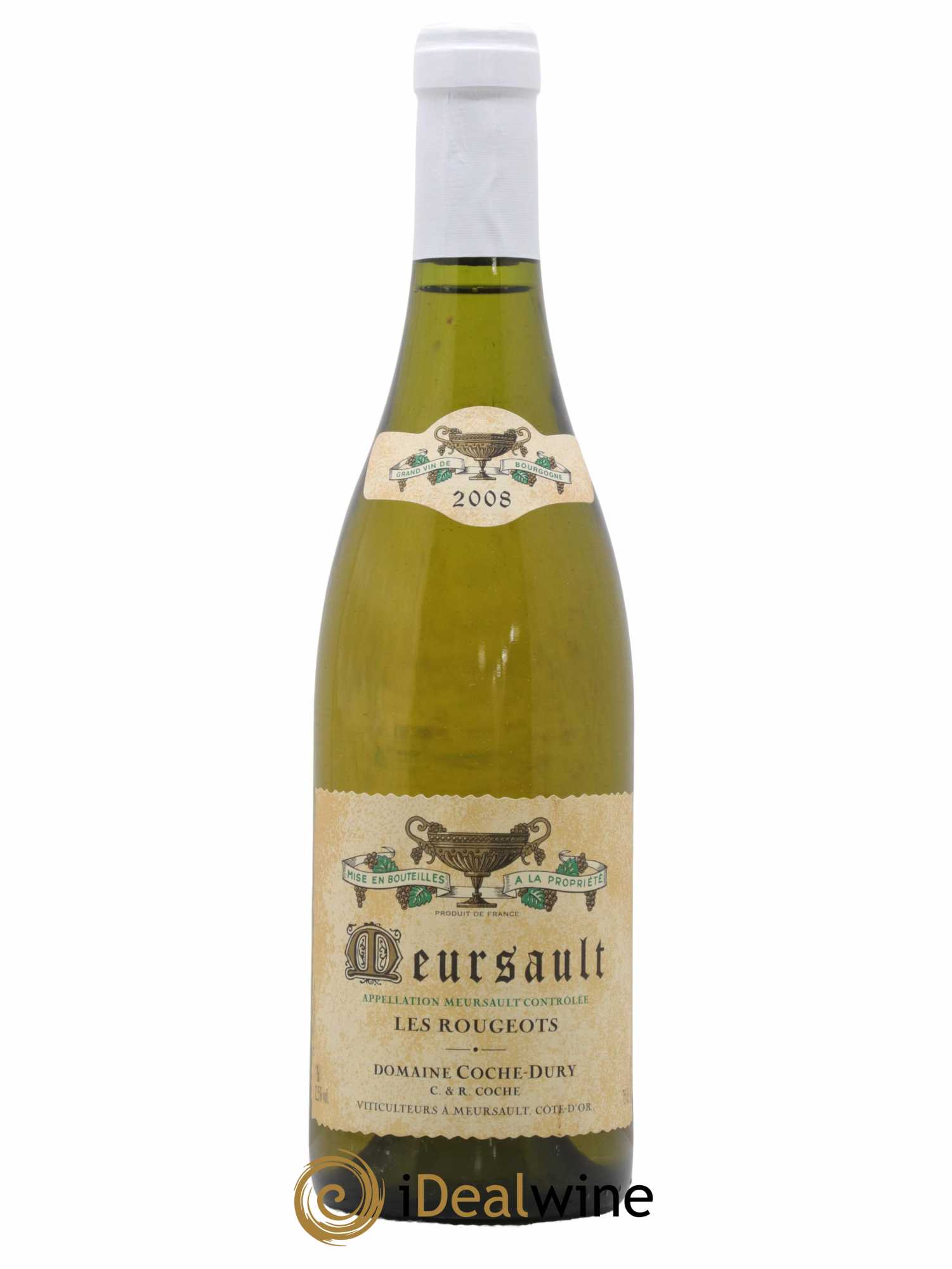 Meursault Les Rougeots Coche Dury (Domaine)  2008 - Lot de 1 Bouteille