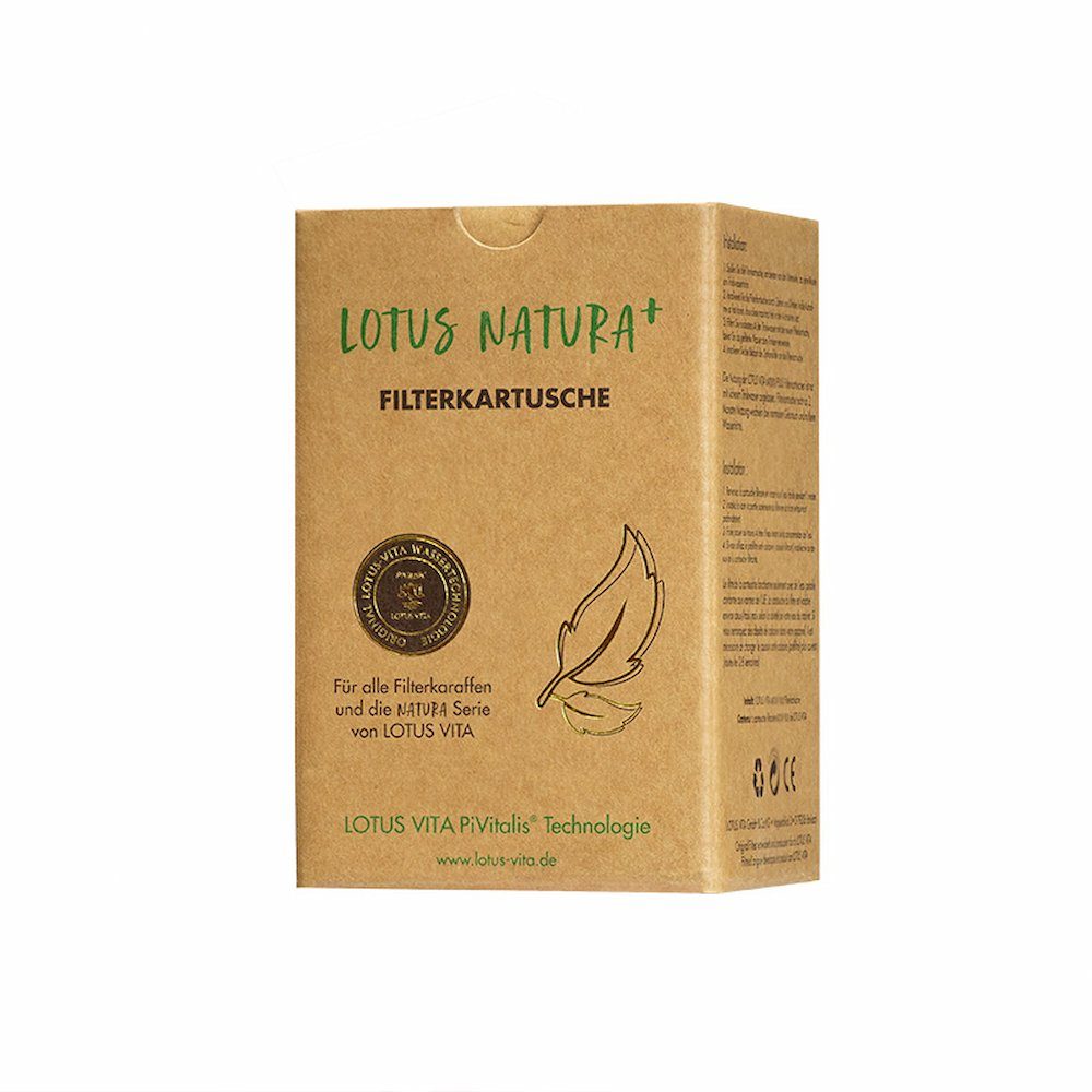 Lotus Vita Wasserfilter Filterkartusche für Lotus Vita Filterkannen Natura Plus