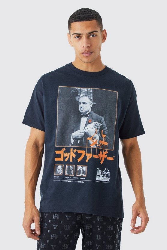 Oversize T-Shirt mit lizenziertem Godfather Print