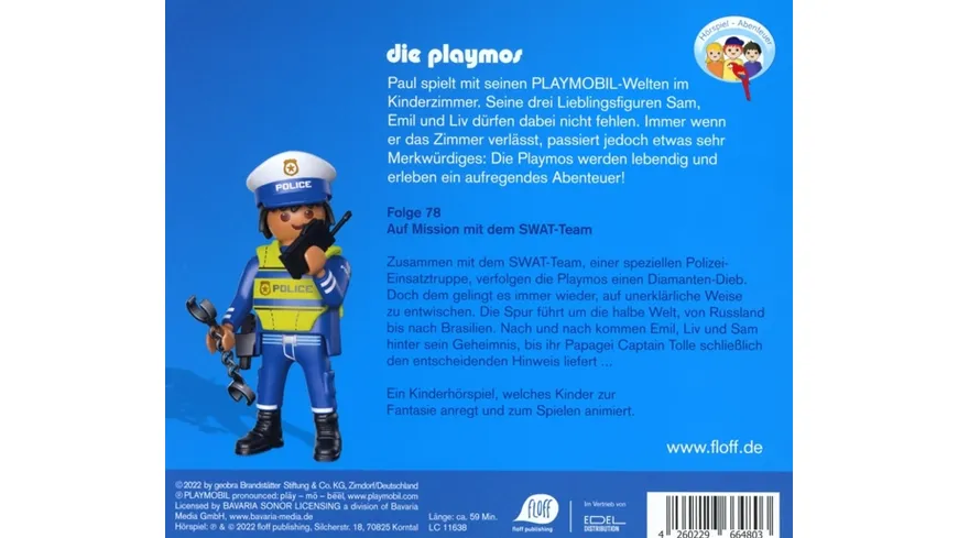 Die Playmos-(78)Auf Mission Mit Dem SWAT Team