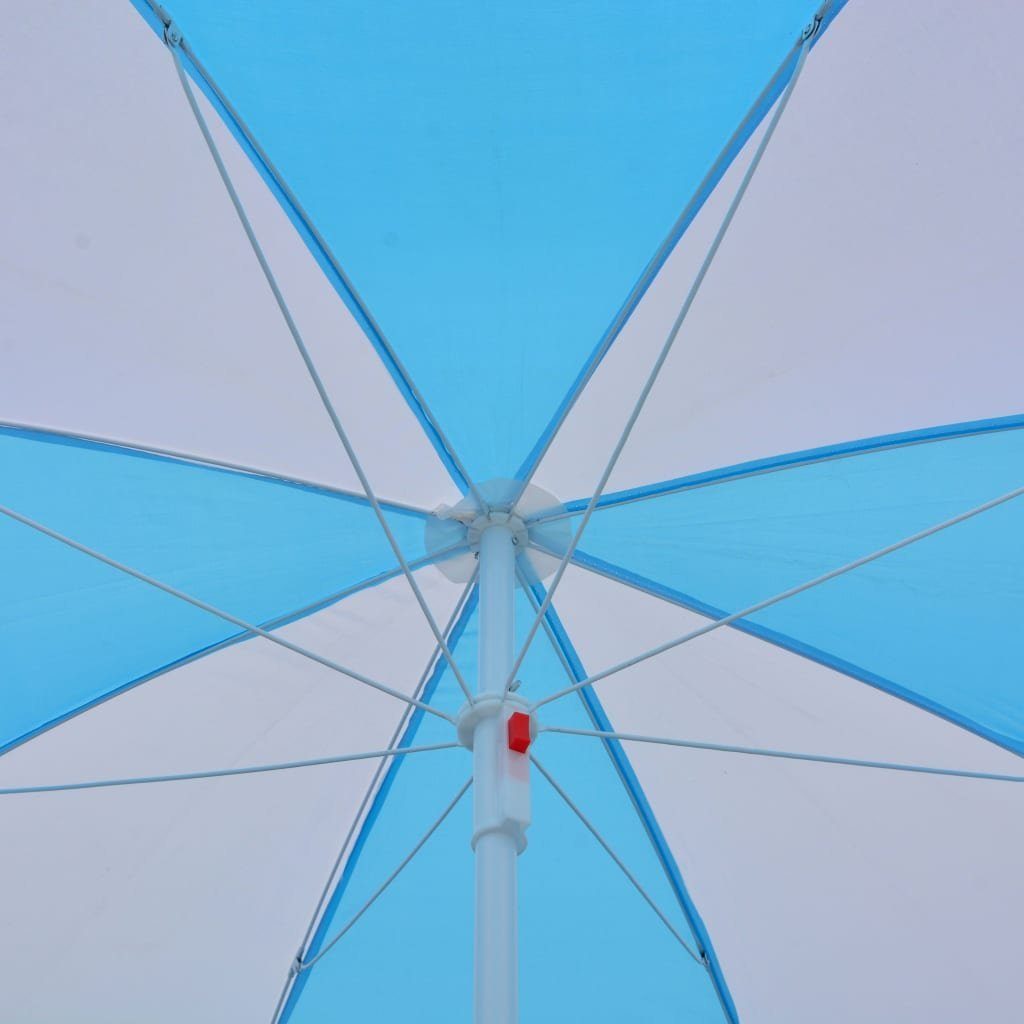 DOTMALL Strandmuschel mit Sonnenschirm system,Winddichtes, UV-resistentes
