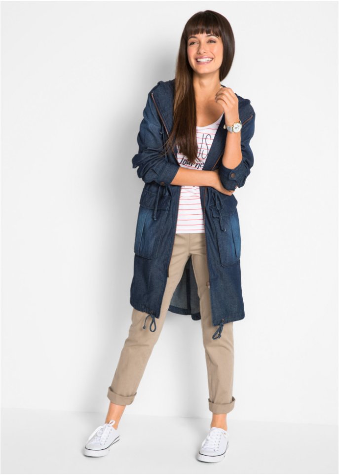 Baumwoll Jeans-Parka