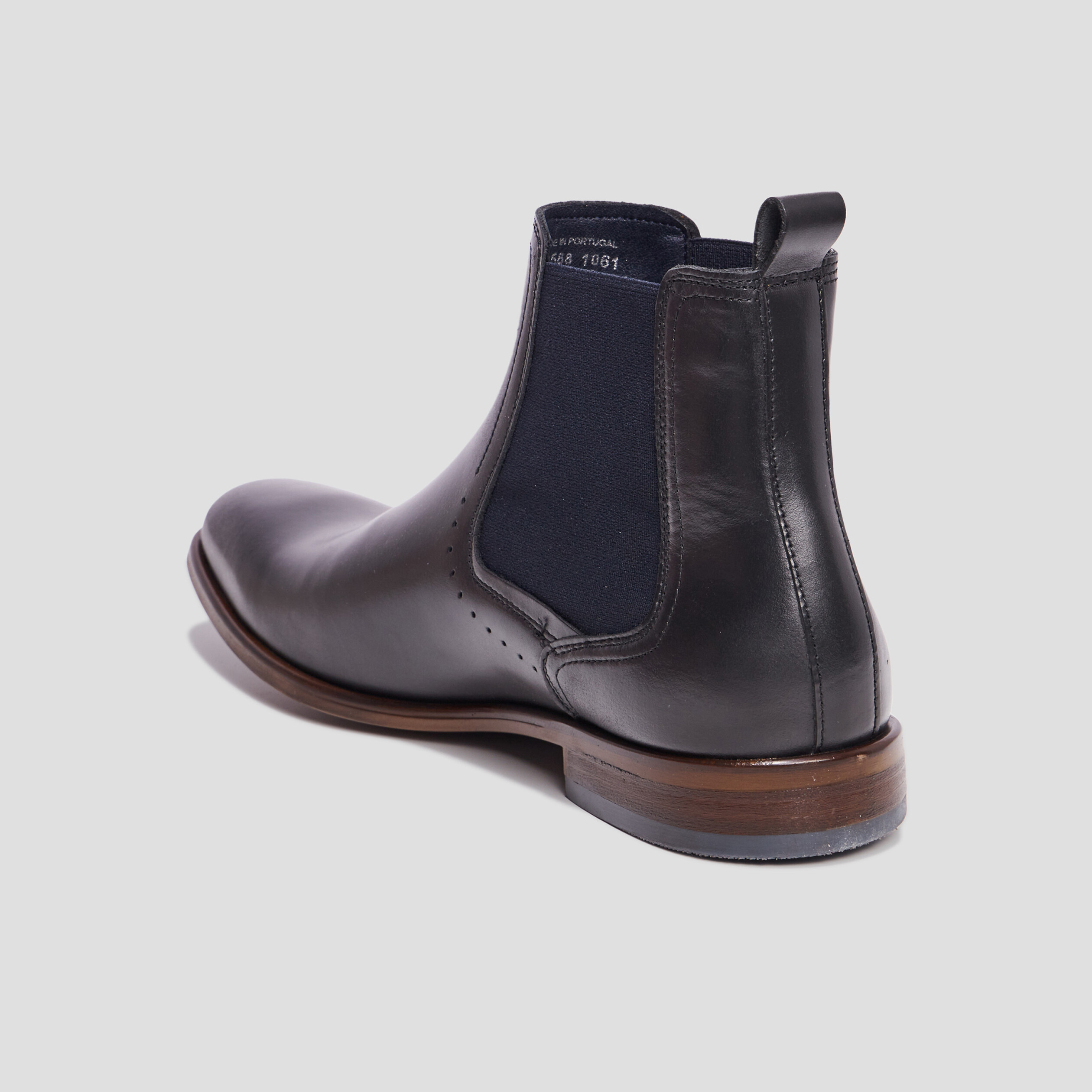 Bottines chelsea en cuir Beavy noir homme | La Halle