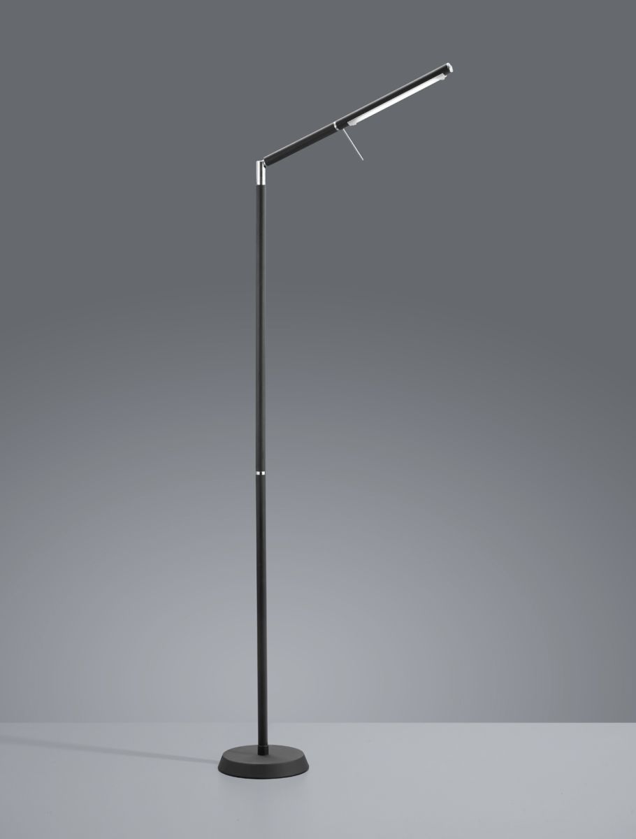 TRIO LED Stehleuchte Filigran Schwarz