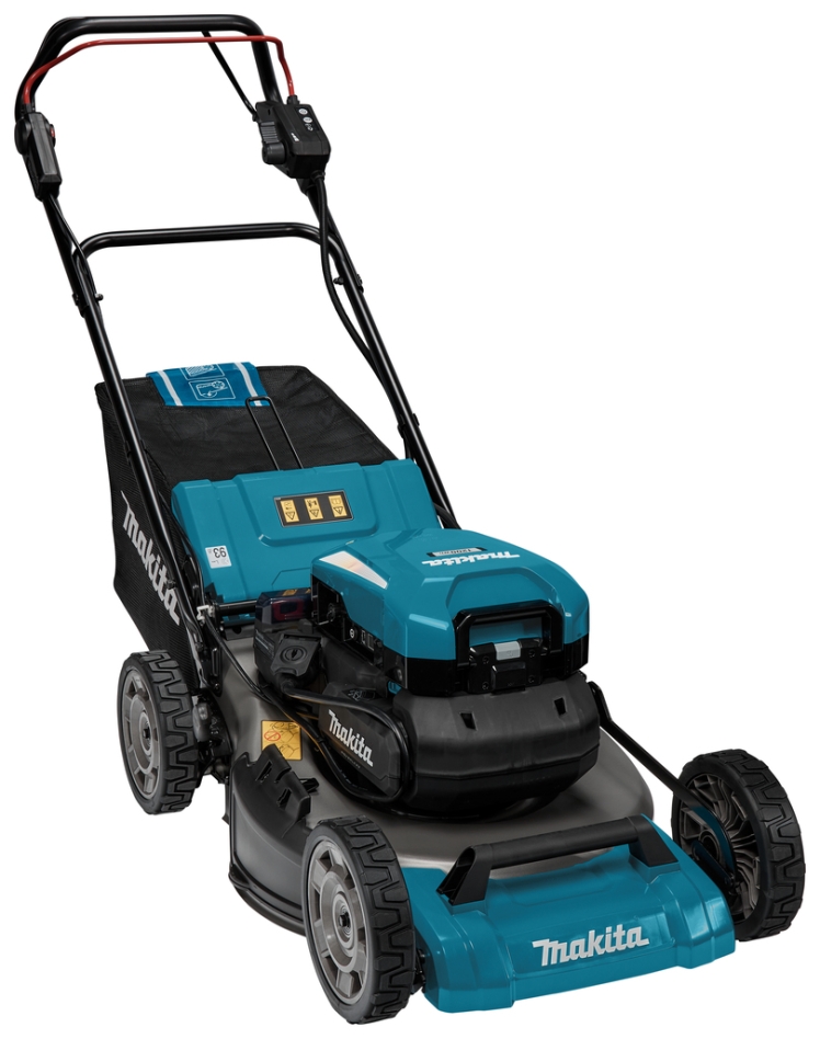 Makita LM001CX5 Akku-Rasenmäher, 36V-Stecker, + PDC1200 Rucksack-Akku