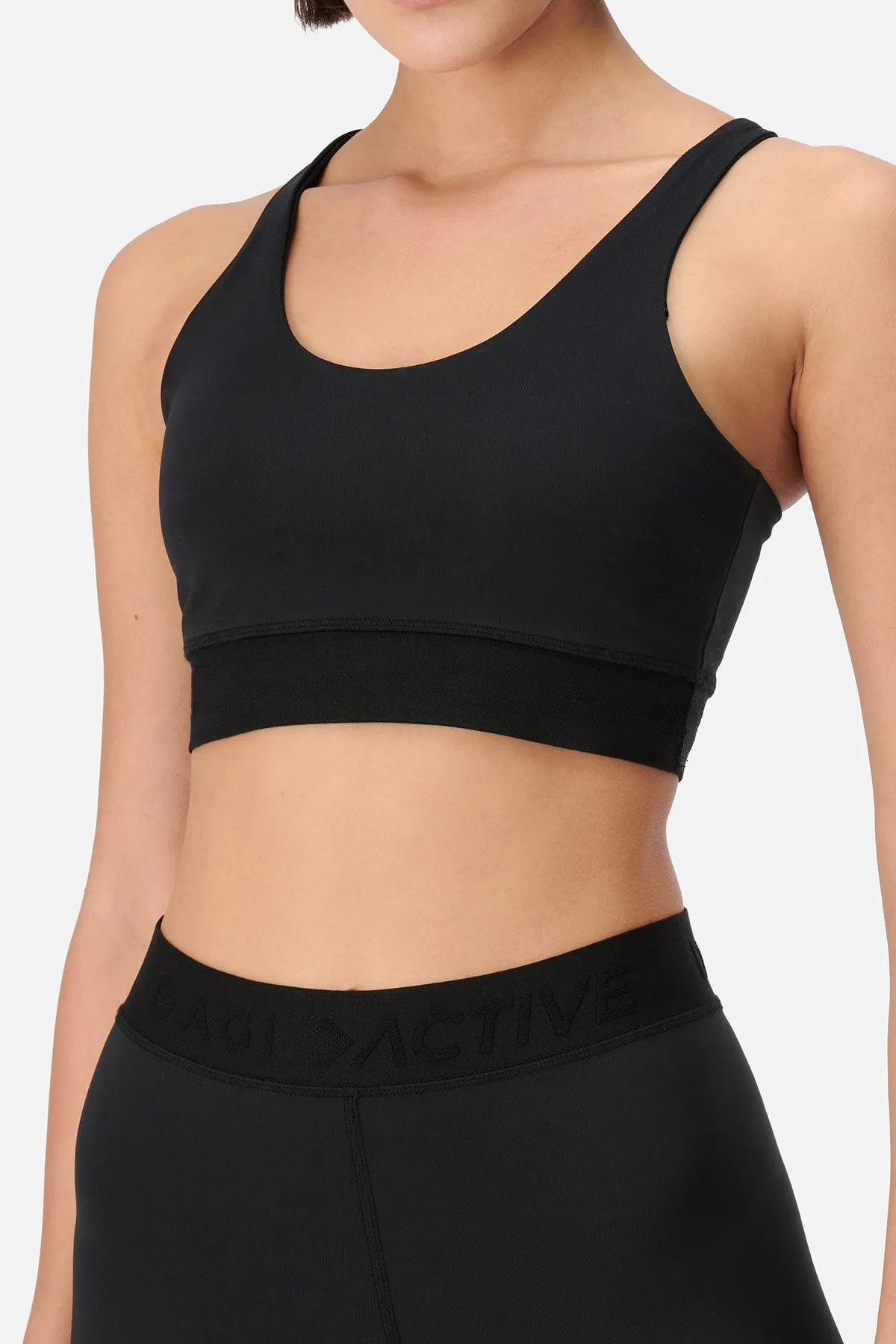 Dagi  Schwarzer Sport-BH