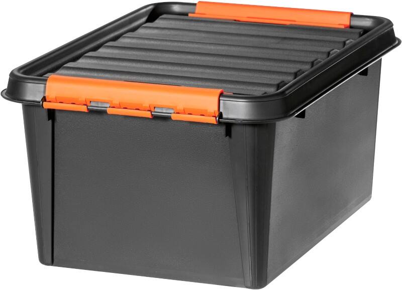SmartStore Aufbewahrungsbox Pro 31 32 L Schwarz, Orange PP (Polypropylene)  39 x 50 x 26 cm
