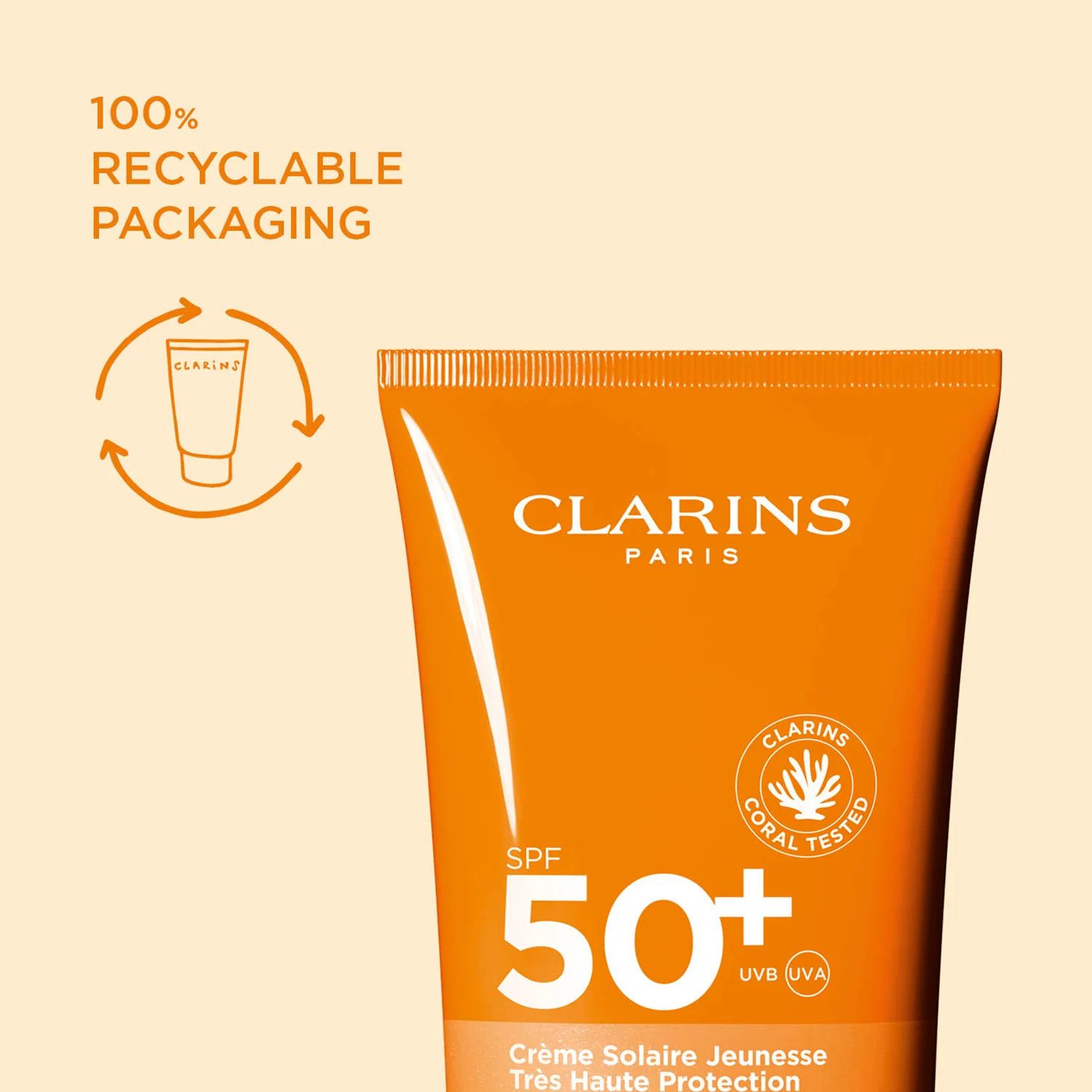 Sun Youth Sun Cream SPF50+ - High protection body sun cream.