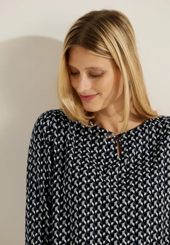 CECIL Bluse mit Minimalprint