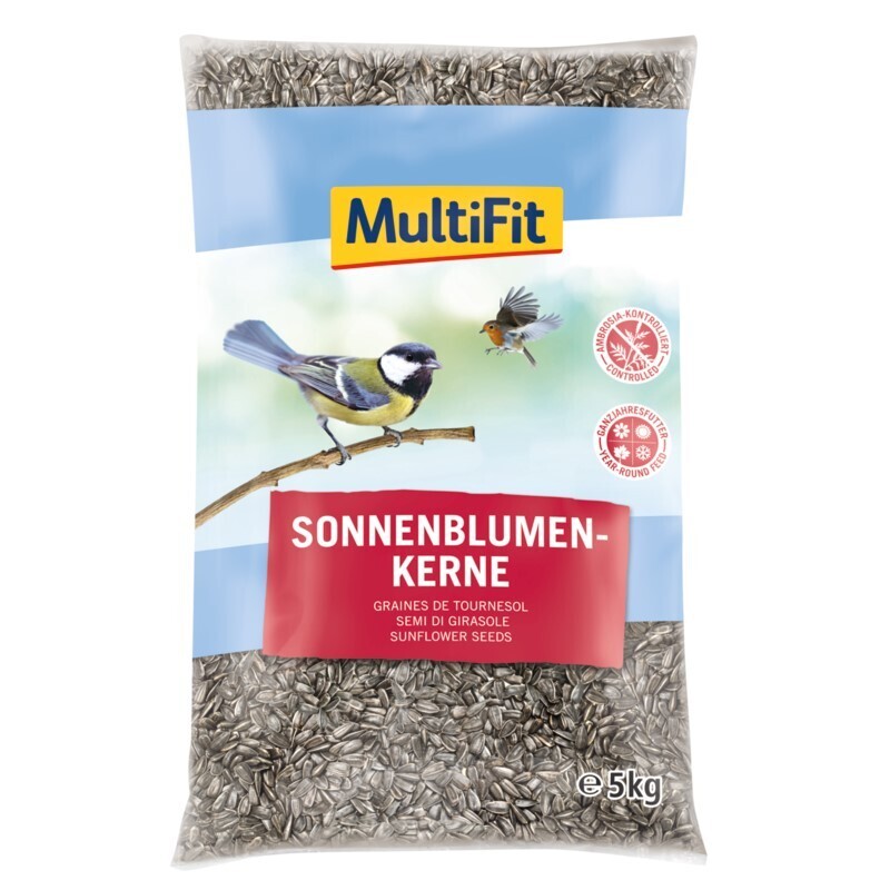 MultiFit Wildvogelfutter MultiFit Sonnenblumenkerne 5 kg
