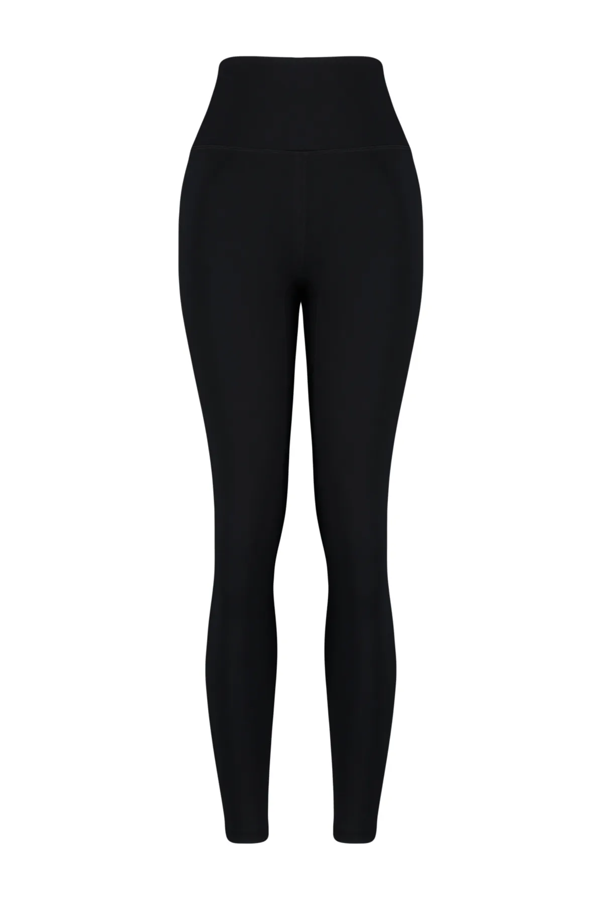Trendyol Collection  Gestrickte Sport-Leggings aus schwarzem, gebürstetem, mattem und weichem Stoff in voller Länge THMSS24TY00025