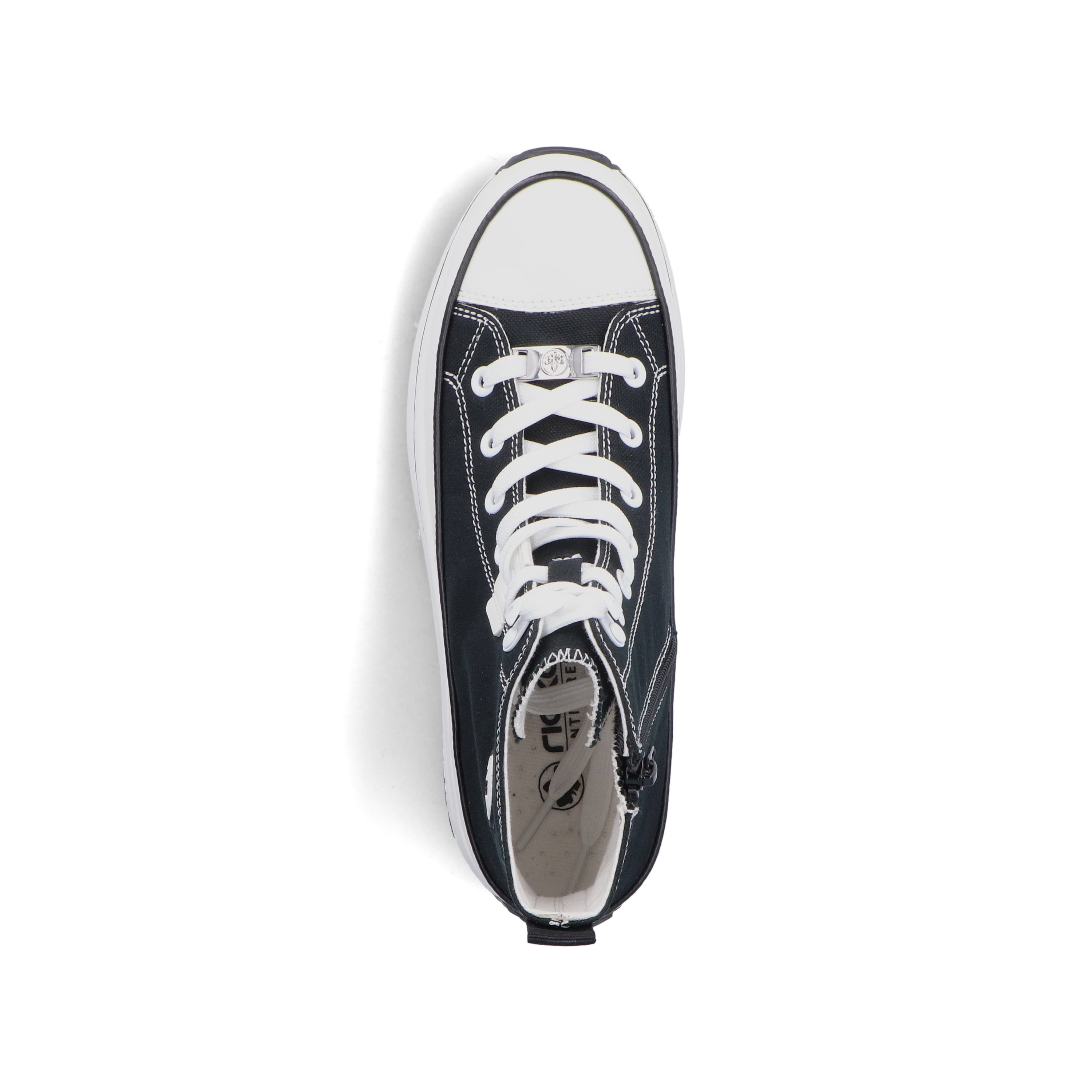 Rieker Damen Sneaker High tiefschwarz