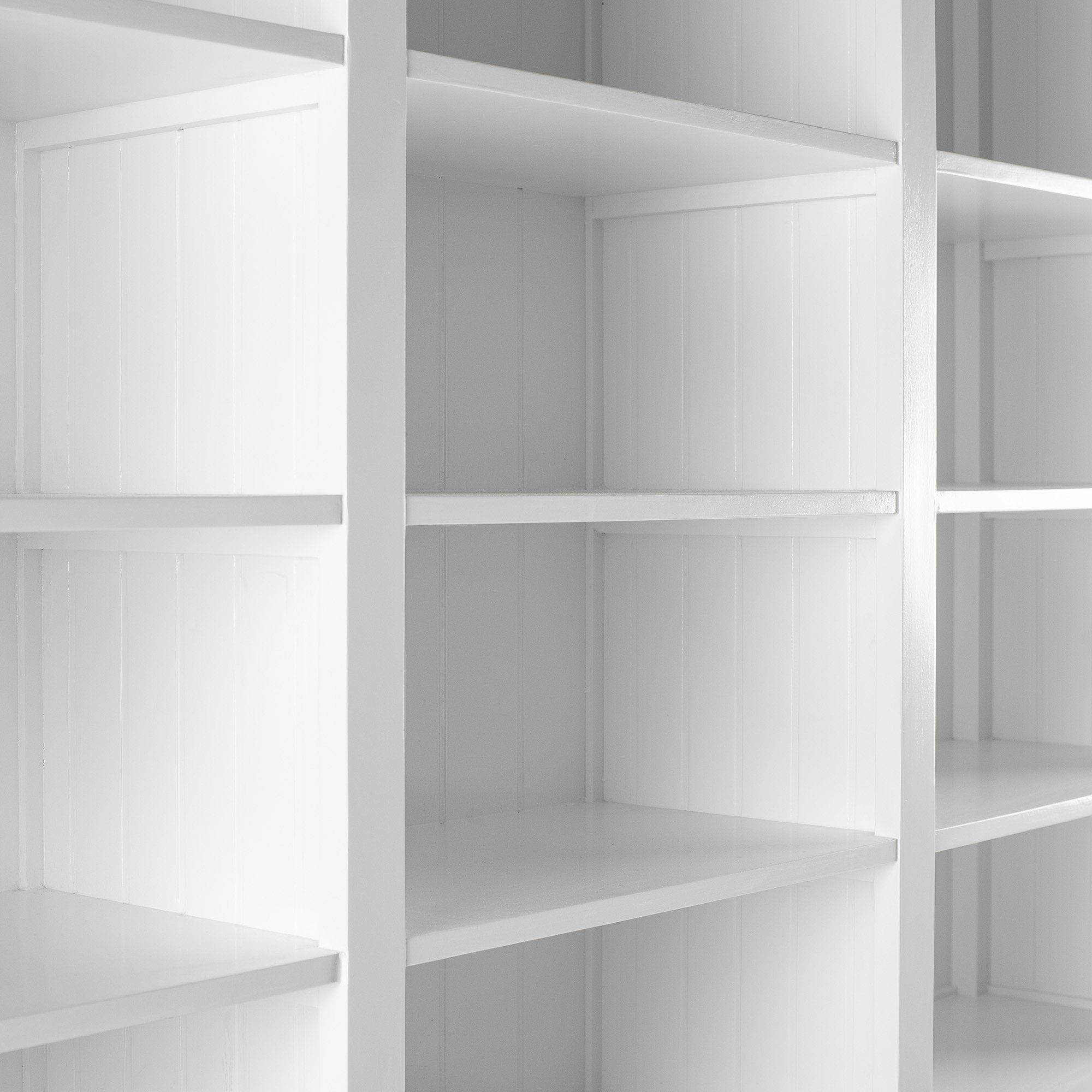 Novasolo Küchenbuffet Halifax Bücherschrank mit 6 Glastüren