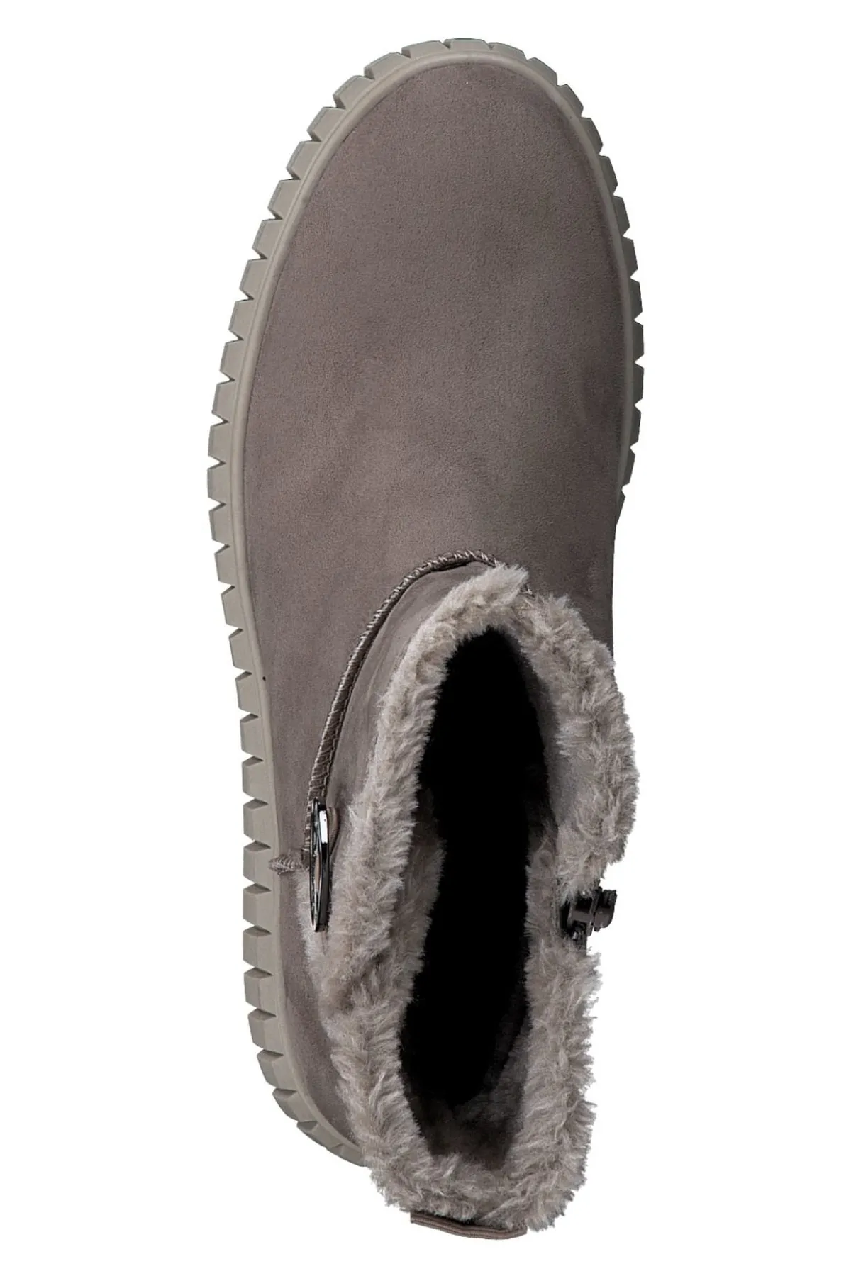 s.Oliver  Stiefelette - Beige - Flacher Absatz