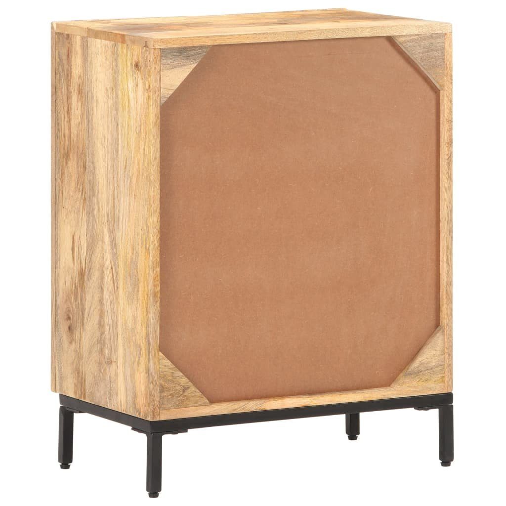 vidaXL Sideboard Sideboard 60x35x77 cm Mango Massivholz (1 St)