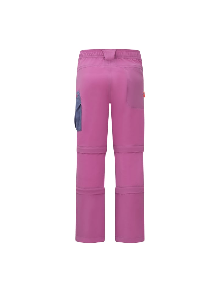 Trollkids Double Zipp-Off Funktionshose Preikestolen in mallow pink günstig kaufen