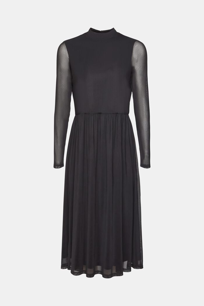Midikleid aus Mesh-Strick