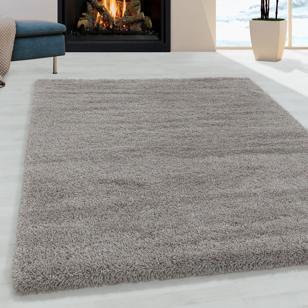 Ayyildiz Teppich, FLUFFY 3500, BEIGE, 200 x 290 cm