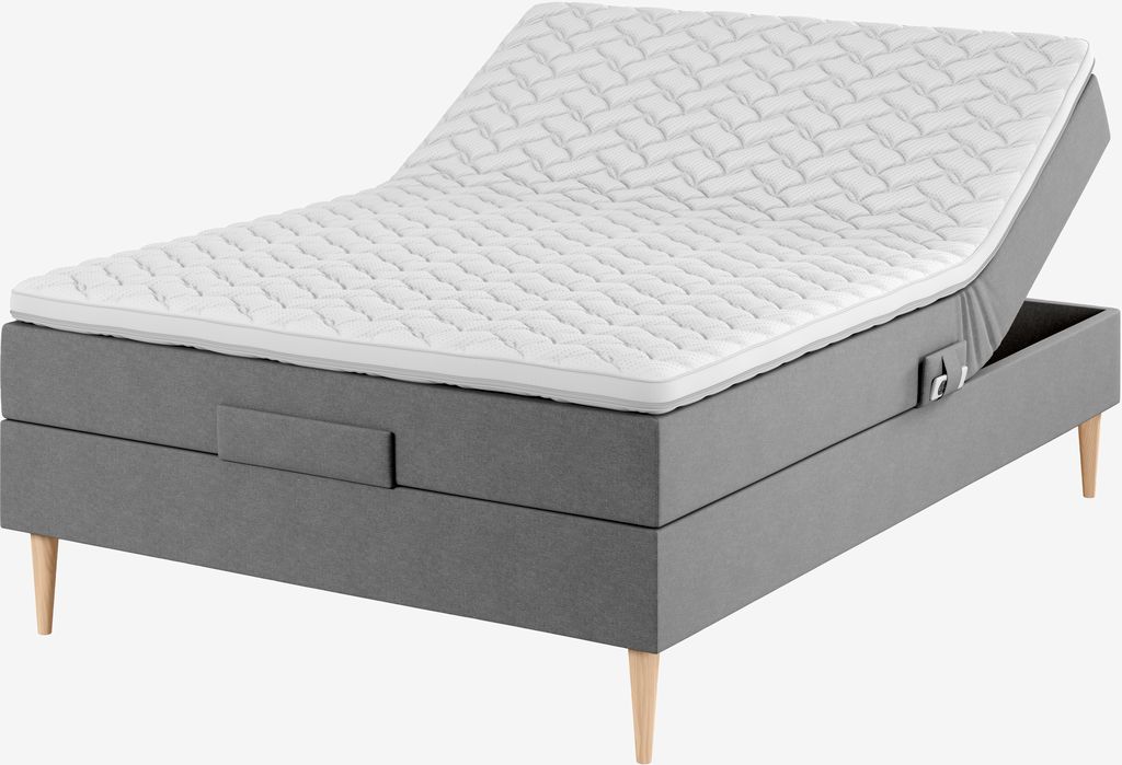 TONDRA GE45 gull Justerbar seng 140x200 TONDRA GE45 grå-23 DREAMZONE