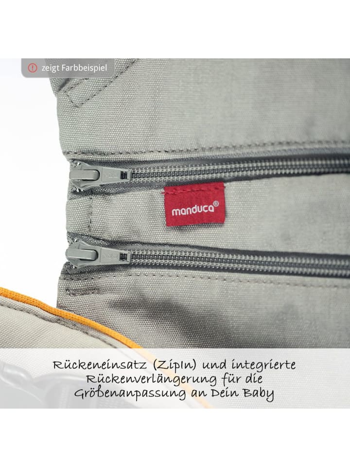 manduca Babytrage XT Cotton - Denimpowder Toffee in beige günstig kaufen onesize