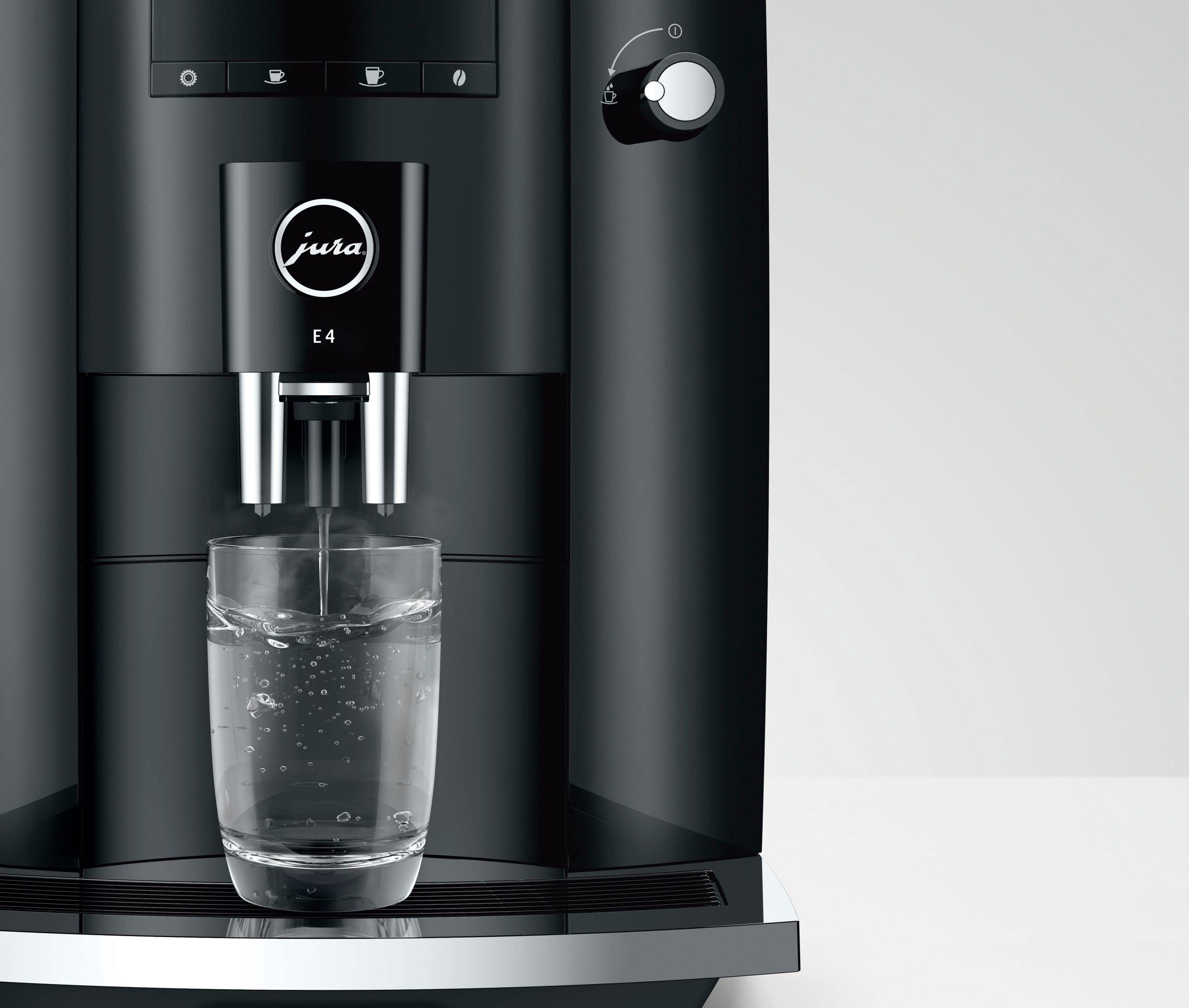JURA Kaffeevollautomat 15435 E4 Piano Black (EA)