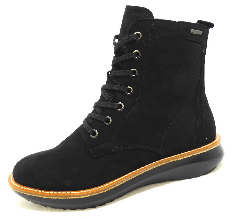 SUPERFIT Schnür-Stiefeletten schwarz