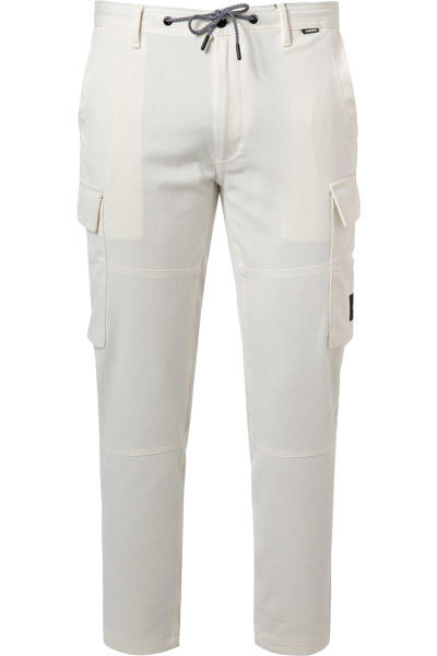 Calvin Klein, Cargohose, Jersey, creme