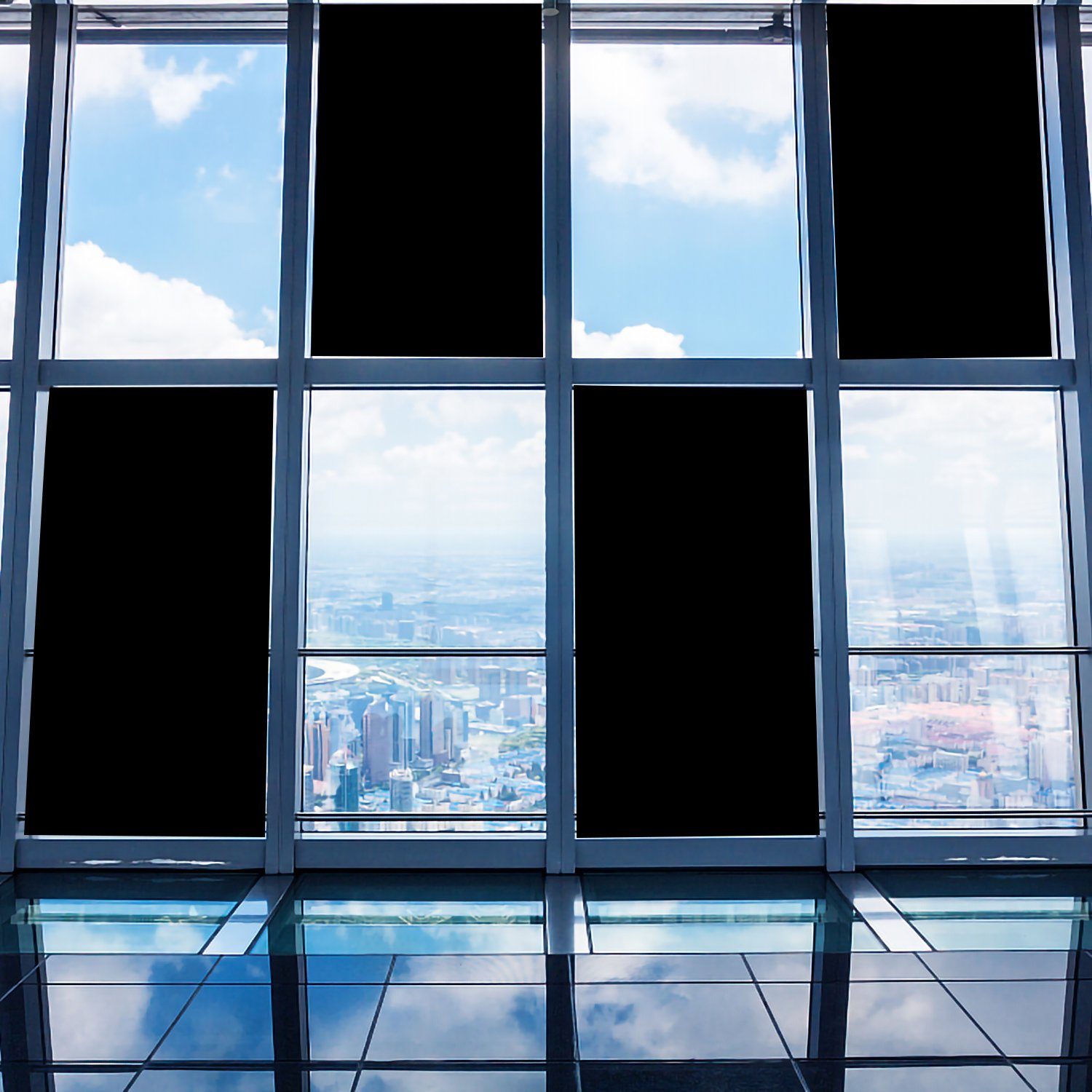 Fensterfolie Sichtschutzfolie Fensterfolie Spiegelfolie Selbstklebender Sonnenschut, Gimisgu