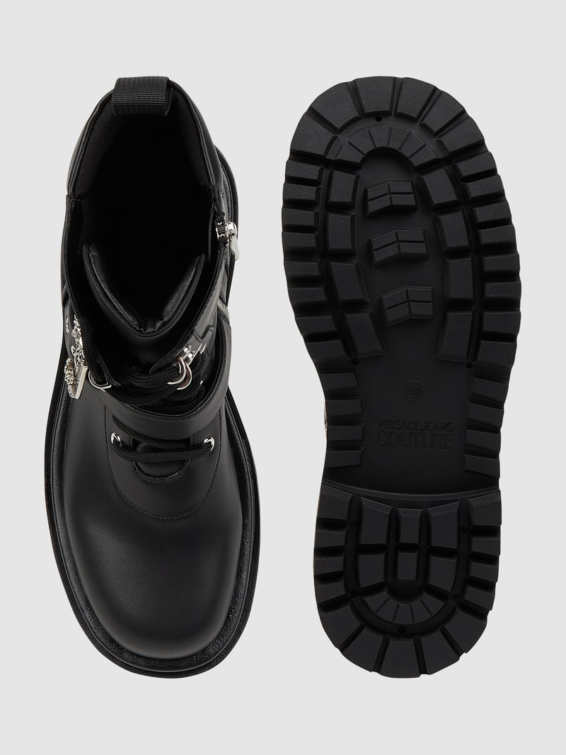 Boots in Leder-Optik Modell 'Fondo Drew' in schwarz